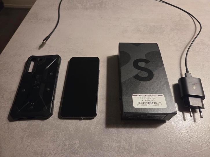 Te koop Samsung S22 Black 128 gb. Onbeschadigd en inclusief, Telecommunicatie, Mobiele telefoons | Samsung, Zo goed als nieuw