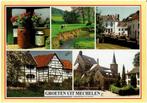 Ansichtkaart Mechelen, vakwerkhuizen, kerk, Verzamelen, Ansichtkaarten | Nederland, Ophalen of Verzenden, 1980 tot heden, Gelopen