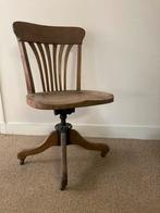 Antieke Houten Bureaustoel, Antiek en Kunst, Antiek | Meubels | Stoelen en Banken, Ophalen