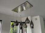 te koop hanglamp met 8 smoked glazen bollen, Ophalen, Zo goed als nieuw, Glas, Modern