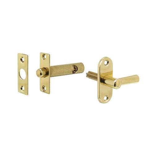 Insteekgrendel Messing, Huis en Inrichting, Woonaccessoires | Overige, Nieuw, Ophalen