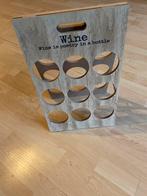 Houten wijnrek, Huis en Inrichting, Woonaccessoires | Wijnrekken, Ophalen, Zo goed als nieuw, Hout, Minder dan 50 cm