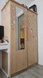 Kledingkast, Huis en Inrichting, Kasten | Kledingkasten, Ophalen, Met deur(en), Gebruikt, 100 tot 150 cm
