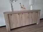 Mooie dressoir + vitrinekast inclusief verlichting., Huis en Inrichting, Kasten | Dressoirs, Ophalen of Verzenden, Zo goed als nieuw