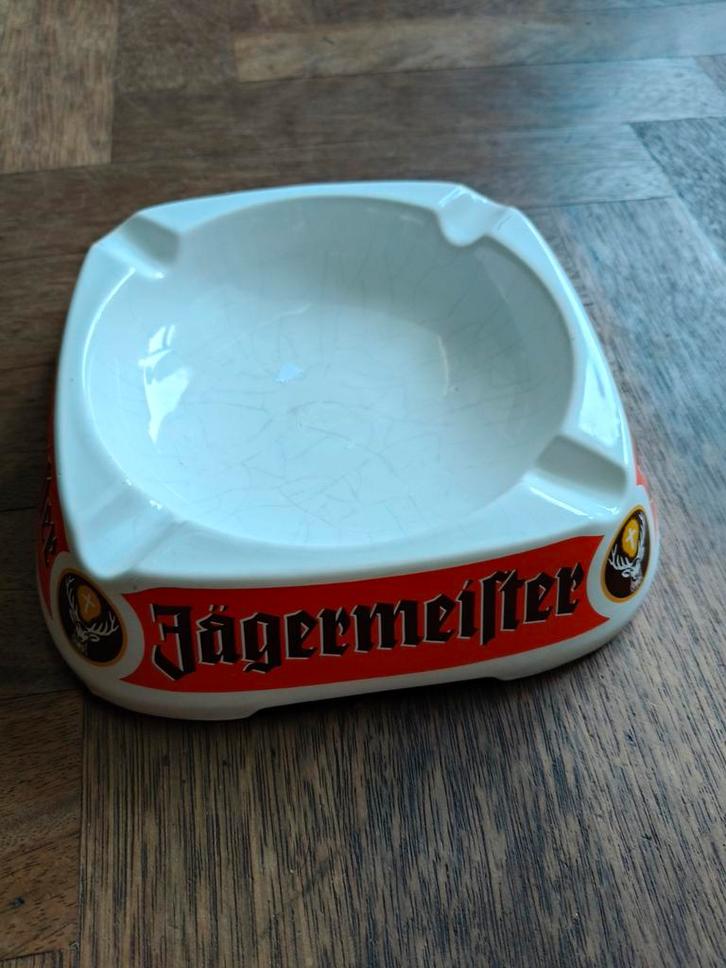 Vintage Jägermeister Asbak - Fischer & Co - 1970, Antiek en Kunst, Curiosa en Brocante, Ophalen of Verzenden