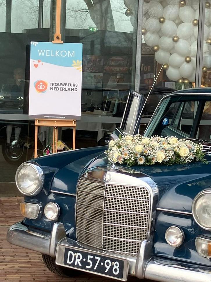 Trouwauto Mercedes Heckflosse voor uw droomdag schoolgala, Diensten en Vakmensen, Verhuur | Auto en Motor