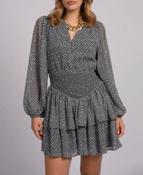 Mooie Nikkie (nieuw!!!) met prijskaartje, Kleding | Dames, Jurken, Nieuw, Maat 42/44 (L), Zwart, Boven de knie, Verzenden