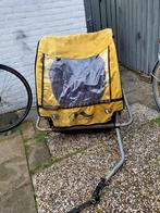 Fietskar voor 2 kinderen, Fietsen en Brommers, Fietsaccessoires | Aanhangers en Karren, Ophalen, Zo goed als nieuw, M-WAVE, Kinderkar