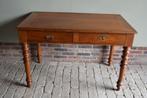 Prachtige antieke eiken houten schrijftafel, bureau & stoel, Antiek en Kunst, Antiek | Meubels | Tafels, Verzenden