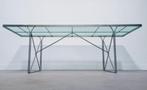 2 stuks IKEA Tafel - IJzer Frame & Melkglas - TEAB, Huis en Inrichting, Tafels | Eettafels, Ophalen