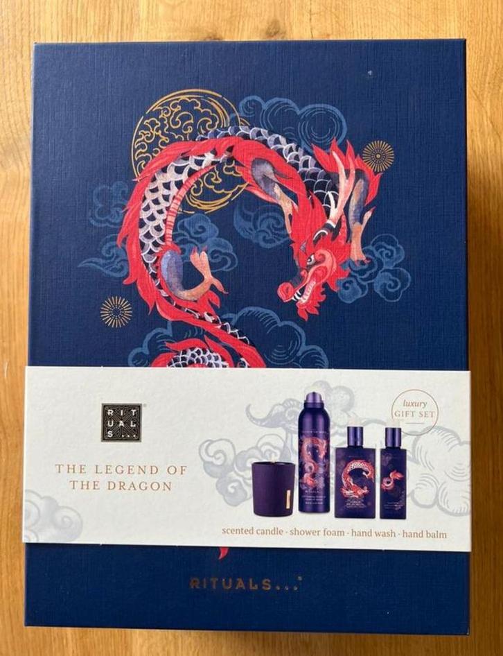 Rituals Legend of the Dragon Giftset 💙💜🐍 Nieuw!, Sieraden, Tassen en Uiterlijk, Uiterlijk | Lichaamsverzorging, Nieuw, Bad & Douche