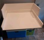 Commode/bureau van ikea stuva (blauw/wit)., Kinderen en Baby's, Kinderkamer | Commodes en Kasten, Ophalen, 70 cm of meer, Zo goed als nieuw