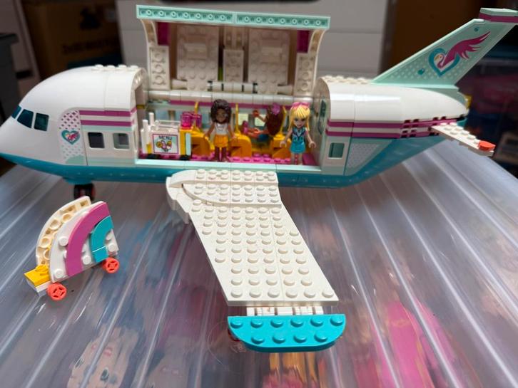 Lego vliegtuig meisjes + bakje losse lego, Kinderen en Baby's, Speelgoed | Duplo en Lego, Zo goed als nieuw, Ophalen of Verzenden