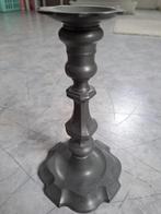 tinnen kandelaar, Huis en Inrichting, Woonaccessoires | Kandelaars en Kaarsen, Ophalen, Overige materialen, Zo goed als nieuw