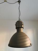 2 mooie grote grijze industriële hanglampen, Huis en Inrichting, Lampen | Hanglampen, Ophalen, Zo goed als nieuw, 50 tot 75 cm