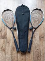 mooie Set Opfeel Squash Rackets  z.g.a.n, Racket, Ophalen of Verzenden, Met hoes, Zo goed als nieuw