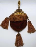 Om1850-1875 Koperen Verguld Buidel Tasje Handtas Flaneer Tas, Ophalen of Verzenden, Dames