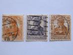 3 postzegels Duitse Keizerrijk Nr. 98 t/m 100, 1916 Germania, Postzegels en Munten, Postzegels | Europa | Duitsland, Overige periodes