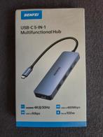(67)Nieuwe BENFEI USB-C 5-in-1 Multifunctionele Hub, Telefoon, Nieuw, Ophalen of Verzenden, BENFEI