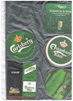 BIERVILTJES CARLSBERG, Verzamelen, Verzenden, Zo goed als nieuw, Viltje(s), Overige merken
