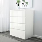 Malm ladekast, Huis en Inrichting, Ophalen, Gebruikt, Malm Wit, 100 tot 150 cm