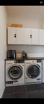 AEG Wasmachine 9kg & Warmtepompdroger 8kg - Set, Ophalen, 1200 tot 1600 toeren, Gebruikt, 8 tot 10 kg