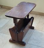 Krantenbak - Lectuurbak - Massief eiken - Opknapper, Huis en Inrichting, Woonaccessoires | Krantenbakken en Lectuurbakken, Ophalen of Verzenden