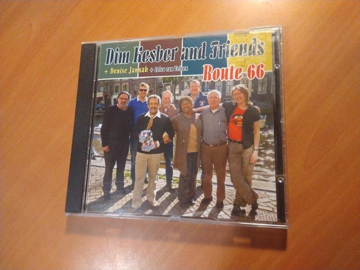 CD Dim Kesber and Friends. Route 66, Cd's en Dvd's, Cd's | Jazz en Blues, Zo goed als nieuw, Jazz, 1980 tot heden, Ophalen of Verzenden