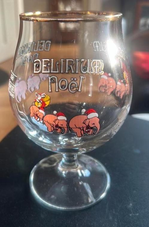 Delirium Noël bierglas 33cl, Verzamelen, Biermerken, Zo goed als nieuw, Glas of Glazen, Overige merken, Ophalen of Verzenden