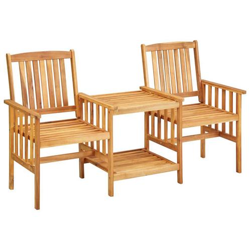 Tuinstoelen met theetafel 159x61x92 cm €125, Tuin en Terras, Tuinmeubel-accessoires, Nieuw, Ophalen of Verzenden