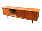 Vintage Dressoir Lowboard Tv Meubel Jaren 60 Teak, Huis en Inrichting, Kasten | Dressoirs, Vintage, Zo goed als nieuw, 25 tot 50 cm
