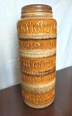 Vintage Scheurich grote vaas West Germany patroon foligno, Ophalen of Verzenden