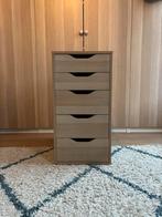 Ikea Alex ladekastje met 6 lades in eikenkleur, Huis en Inrichting, Ophalen, Minder dan 50 cm, 5 laden of meer, Zo goed als nieuw