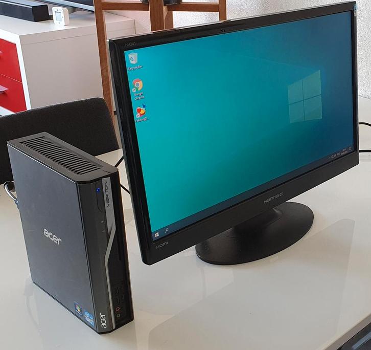 Acer Veriton L4610G, Computers en Software, Desktop Pc's, Gebruikt, HDD, 4 GB, Met monitor, Ophalen of Verzenden