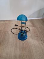 Blauwe Bureaulamp, Gebruikt, Ophalen of Verzenden, Modern, Minder dan 50 cm