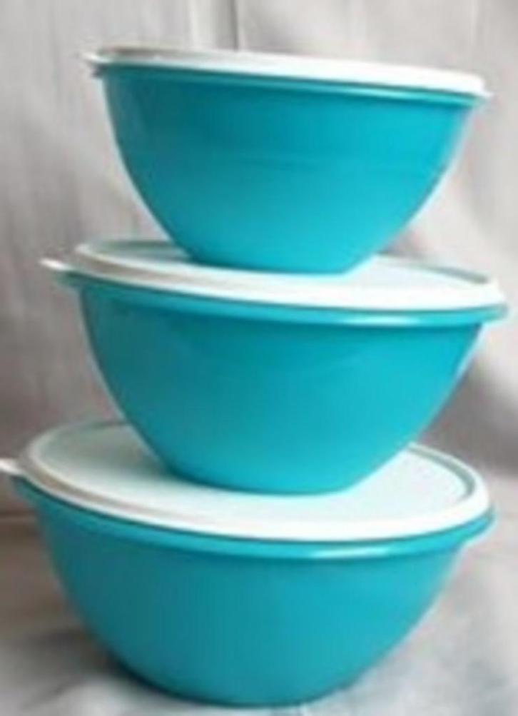 Tupperware Wonderkommen Set 3-delig Blauw Nieuw, Huis en Inrichting, Keuken | Tupperware, Nieuw, Overige typen, Blauw, Ophalen of Verzenden