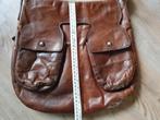 Stoere bruine lederen tas Spikes and Sparrow, Sieraden, Tassen en Uiterlijk, Tassen | Damestassen, Ophalen of Verzenden, Zo goed als nieuw