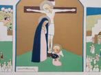 Jeanne Hebbelynck litho Jezus Christus God de Joodse Messias, Verzenden