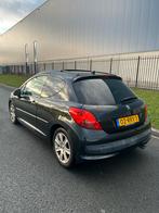 Peugeot 207 1.6 16V 3DRS 2006 Zwart, Auto's, Voorwielaandrijving, Stof, Zwart, 4 cilinders