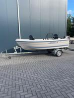 Prachtige quicksilver visboot met 9,9 pk suzuki, Watersport en Boten, Ophalen, Tot 10 pk, Zo goed als nieuw, 3 tot 6 meter