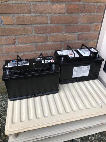 GOEDE STARTACCU’S AUTO/BUSJE Banner AGM 80Ah/VARTA AGM 75Ah beschikbaar voor biedingen