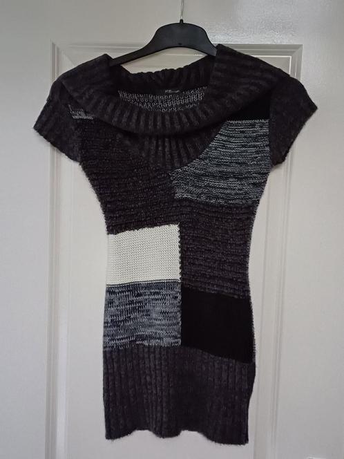 Trui Jane Norman Grijs Zwart Wit S 36 ( Jool ), Kleding | Dames, Truien en Vesten, Zo goed als nieuw, Maat 36 (S), Grijs, Verzenden