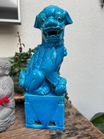 Chinese foo dog guardian hond leeuw blauw Chinees, Ophalen of Verzenden