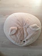 Zachte zitzak / poef met dierengezicht, Ophalen of Verzenden, Zo goed als nieuw, Beige, Zitzak