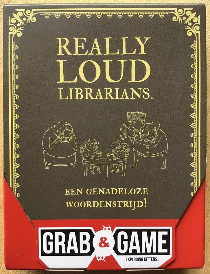 Really Loud Librarians kaartspel - vanaf 8 jaar - ZGAN, Hobby en Vrije tijd, Gezelschapsspellen | Kaartspellen, Zo goed als nieuw