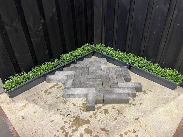 NIEUWE BETONKLINKERS PLUS XL 31,5x10,5x8cm ELBA 75m2, Tuin en Terras, Tegels en Klinkers, Nieuw, Klinkers, Beton, 10 m² of meer