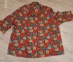 Vintage Bloemen Blouse, Ophalen of Verzenden, Gedragen, Maat 42/44 (L), Overige kleuren