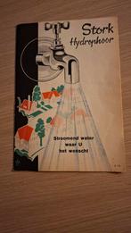 Oude Reclame Folder Stork Hydrophoor  Waterpomp Febr. 1936, Ophalen of Verzenden, Gebruikt, Overige typen