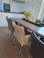 Prachtige leren eetkamerstoelen, Ophalen
