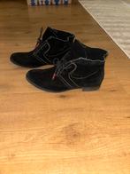 Zwarte Suede Lage Laarzen, Zwart, Lage of Enkellaarzen, Ophalen of Verzenden, Onbekend